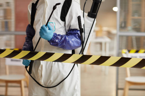 Professional Sewage Cleanup technician working in Oak, NE